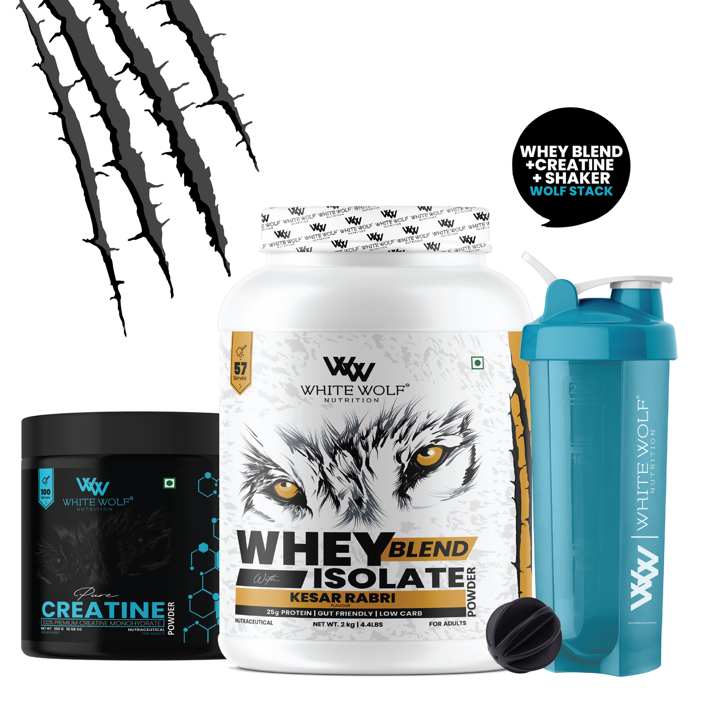 Whey Blend + Creatine + Shaker