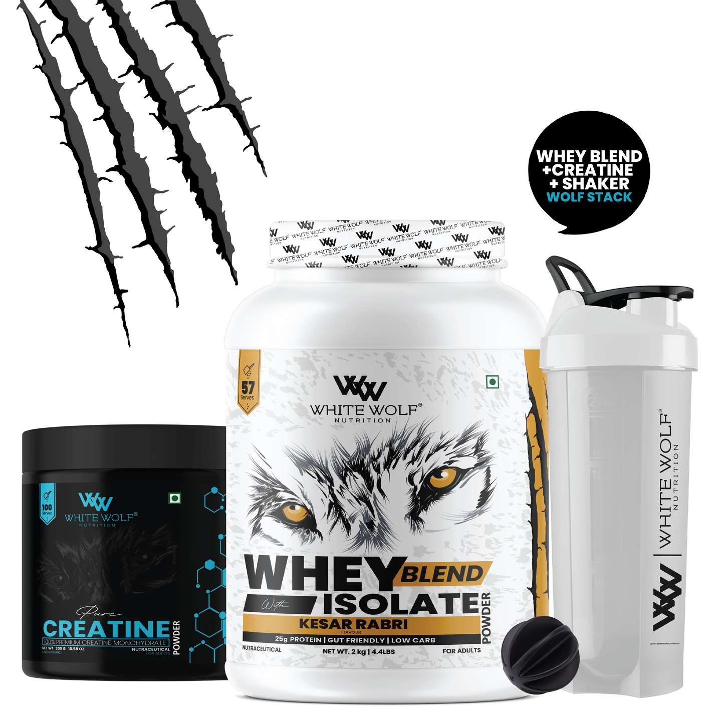 Whey Blend + Creatine + Shaker