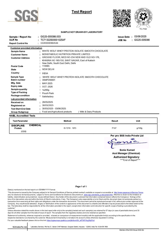 Lab Test Report