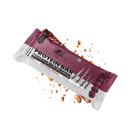 White Wolf Protein Bar (18g Protein) | No Added Sugar | BCAA, Fiber & Digestive Enzymes