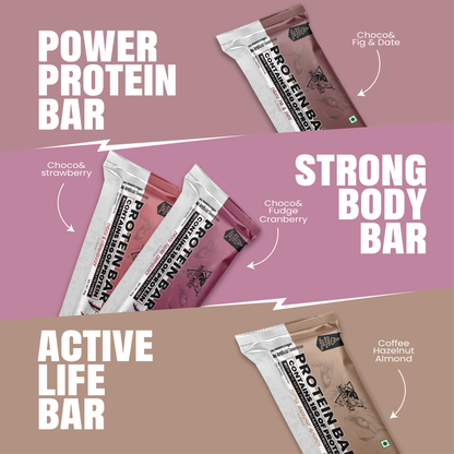 White Wolf Protein Bar (18g Protein) | No Added Sugar | BCAA, Fiber & Digestive Enzymes