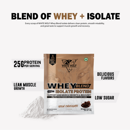 Whey Blend with Isolate – 25 g Protein Travel Pack