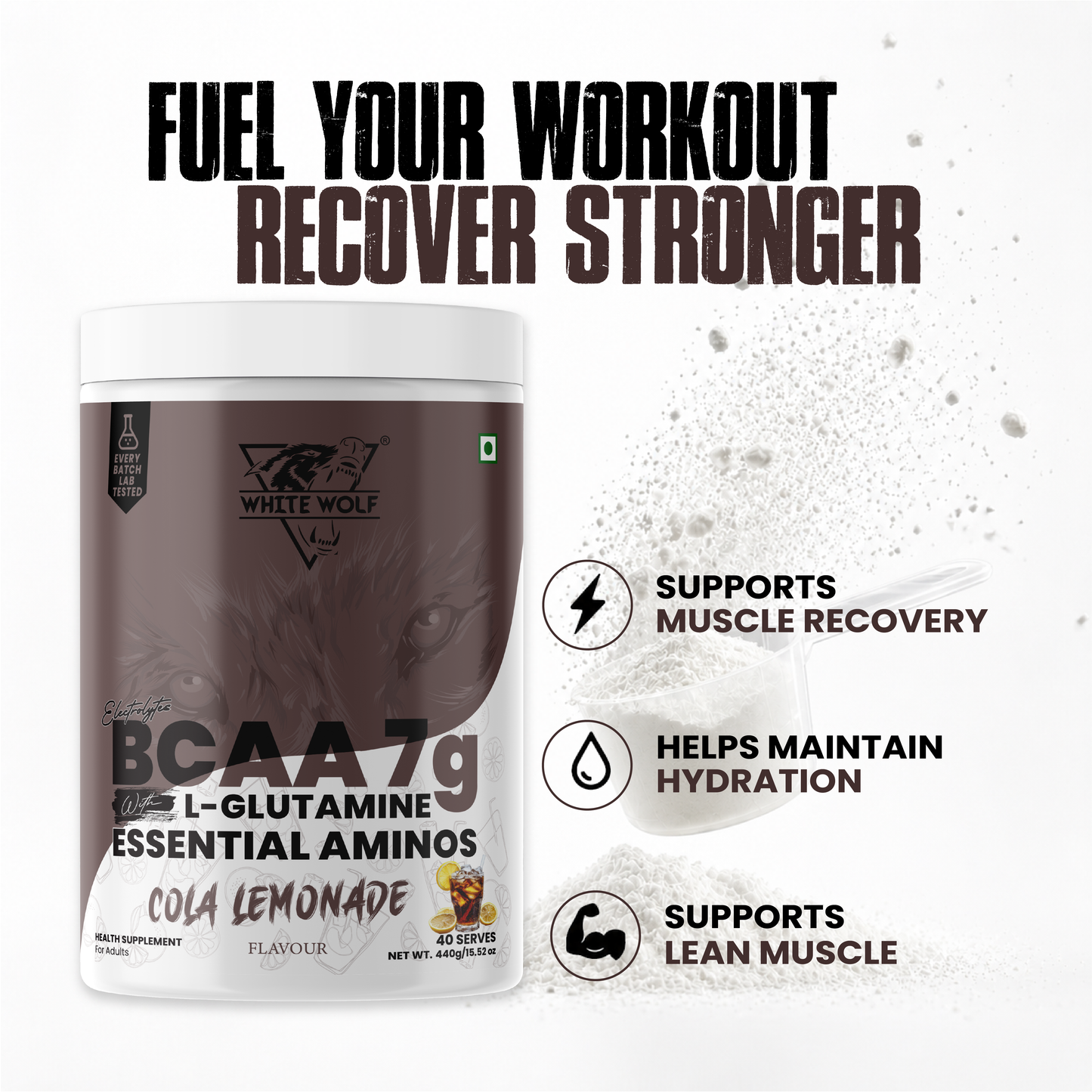 BCAA 7 g with L-Glutamine (1 g) & Electrolytes