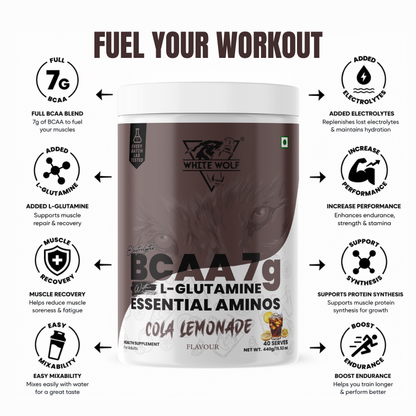 BCAA 7 g with L-Glutamine (1 g) & Electrolytes