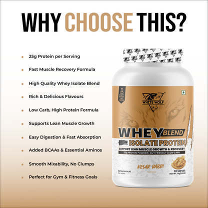 Whey Blend with Isolate – 25 g Protein
