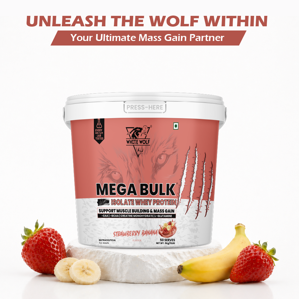 Mega Bulk Mass Gainer with Whey Protein