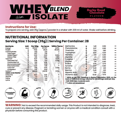 Whey Blend with Isolate 25 g Protein