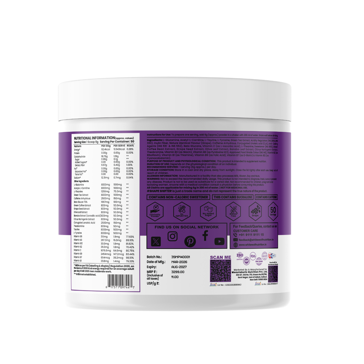 Shape Shifter – Fat Burner