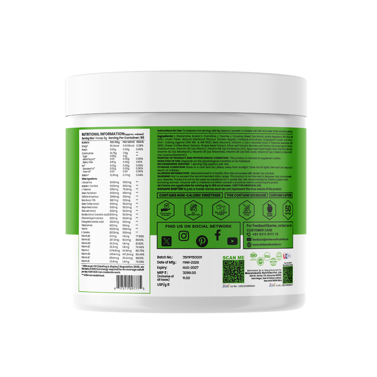 Shape Shifter – Fat Burner