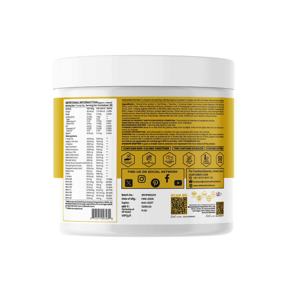 Shape Shifter – Fat Burner