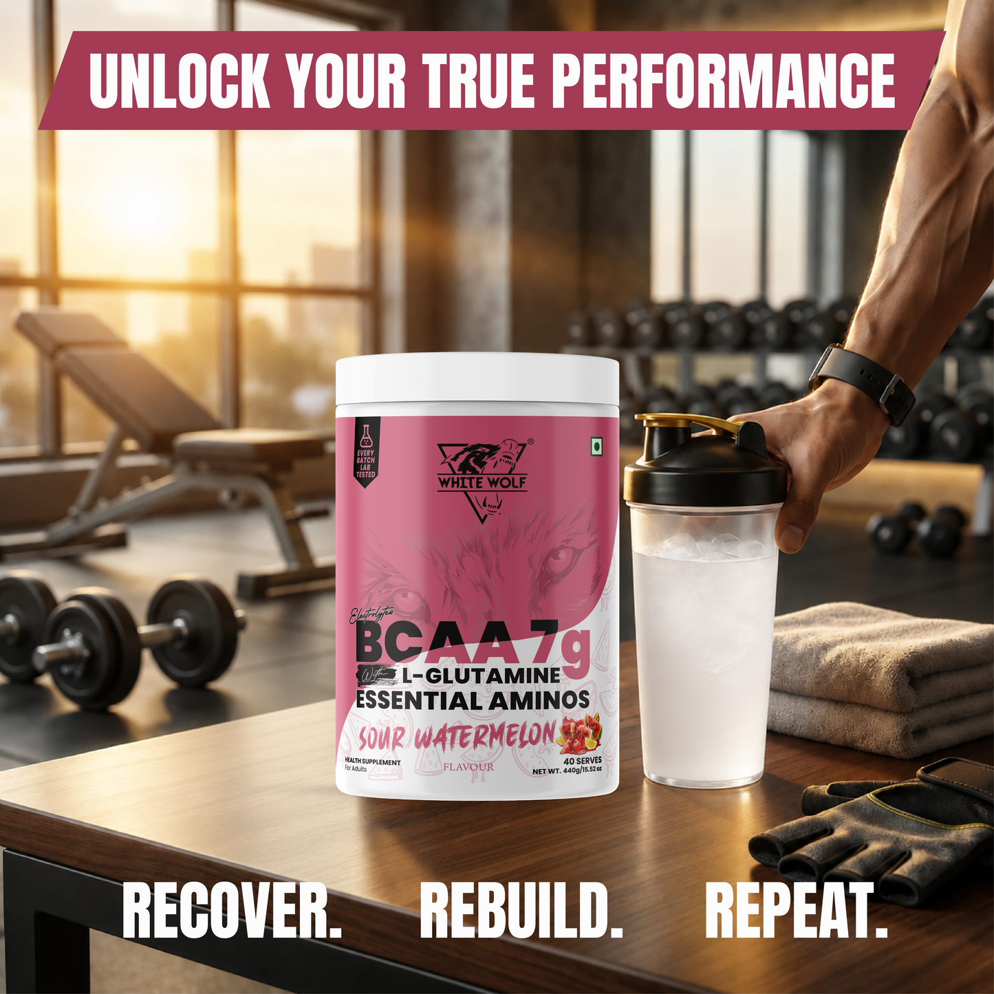 BCAA 7 g with L-Glutamine (1 g) & Electrolytes